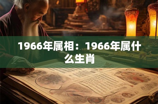 1966年属相：1966年属什么生肖