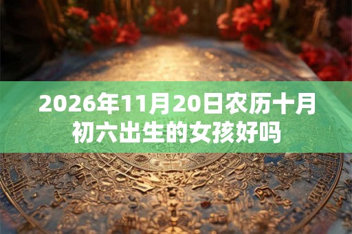 2026年11月20日农历十月初六出生的女孩好吗