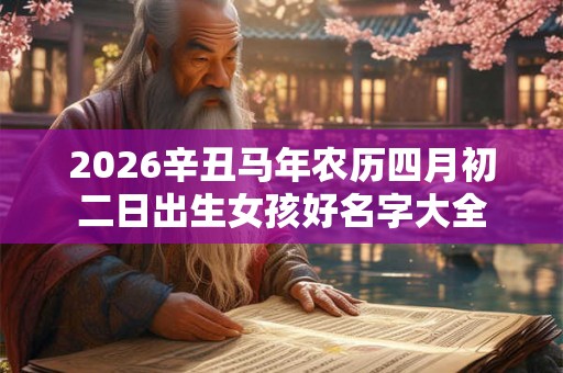 2026辛丑马年农历四月初二日出生女孩好名字大全 2026辛丑马年农历四月初二日出生女孩好名字大全