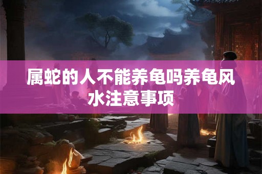属蛇的人不能养龟吗养龟风水注意事项