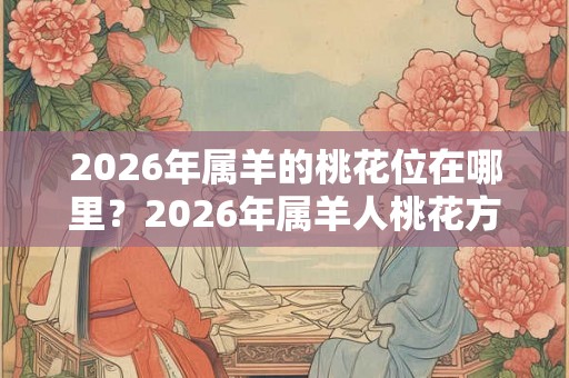 2026年属羊的桃花位在哪里？2026年属羊人桃花方位解析