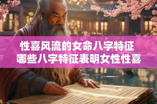 性喜风流的女命八字特征 哪些八字特征表明女性性喜风流