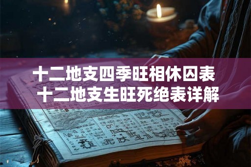 十二地支四季旺相休囚表  十二地支生旺死绝表详解