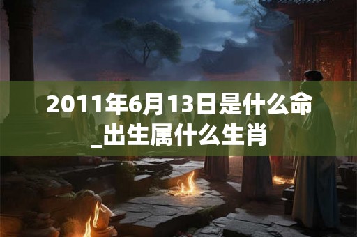 2011年6月13日是什么命_出生属什么生肖