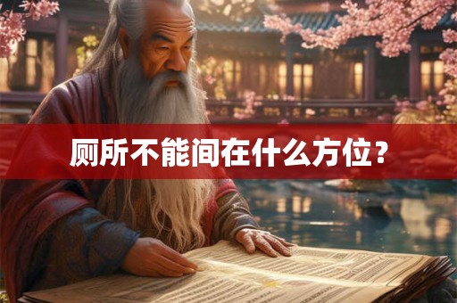 厕所不能间在什么方位？