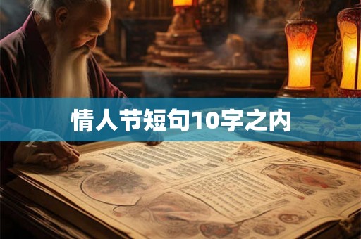 情人节短句10字之内