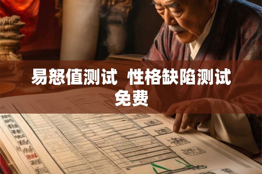 易怒值测试  性格缺陷测试免费