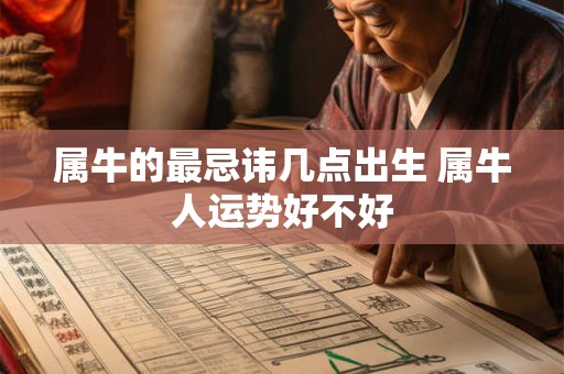 属牛的最忌讳几点出生 属牛人运势好不好