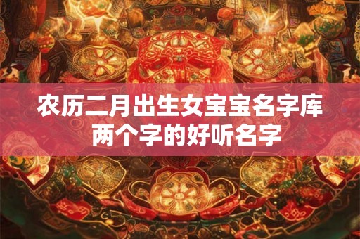 农历二月出生女宝宝名字库  两个字的好听名字