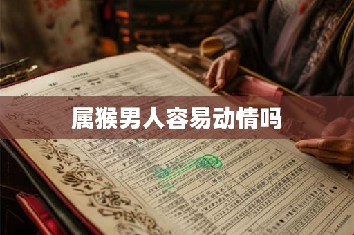 属猴男人容易动情吗