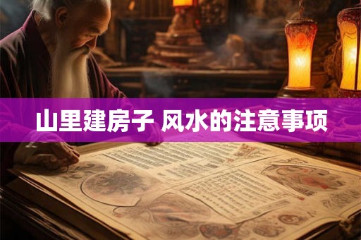 山里建房子 风水的注意事项