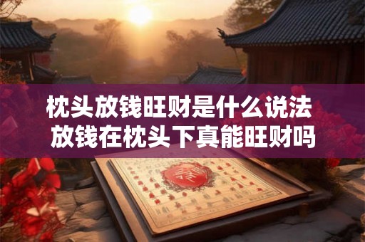 枕头放钱旺财是什么说法 放钱在枕头下真能旺财吗