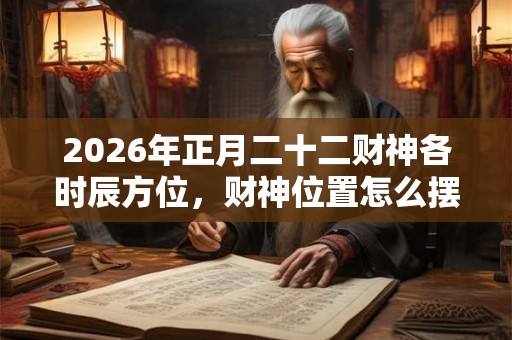 2026年正月二十二财神各时辰方位,财神位置怎么摆放? 2026年正月二十二财神各时辰方位,财神位置怎么摆放?