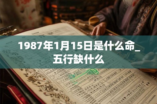 1987年1月15日是什么命_五行缺什么 1987年1月15日是什么命_五行缺什么