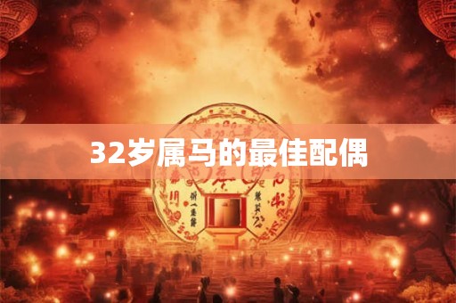32岁属马的最佳配偶