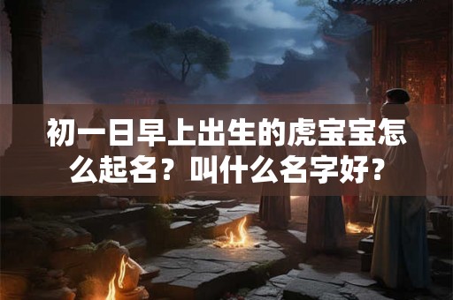 初一日早上出生的虎宝宝怎么起名？叫什么名字好？