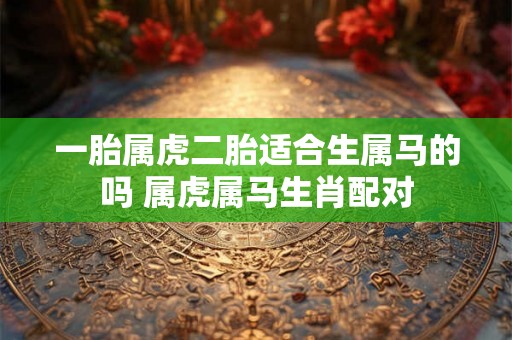 一胎属虎二胎适合生属马的吗 属虎属马生肖配对