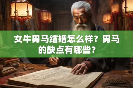 女牛男马结婚怎么样?男马的缺点有哪些? 女牛男马结婚怎么样?男马的缺点有哪些?