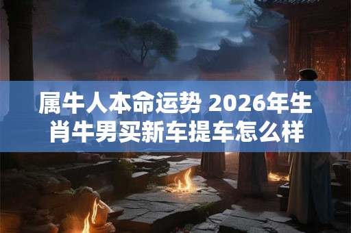 属牛人本命运势 2026年生肖牛男买新车提车怎么样