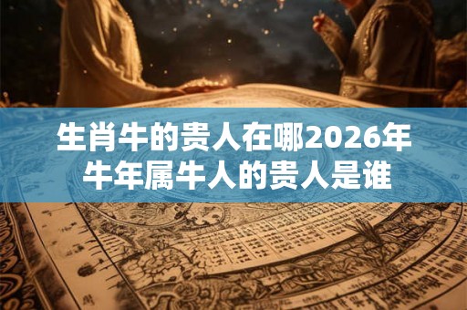 生肖牛的贵人在哪2026年 牛年属牛人的贵人是谁