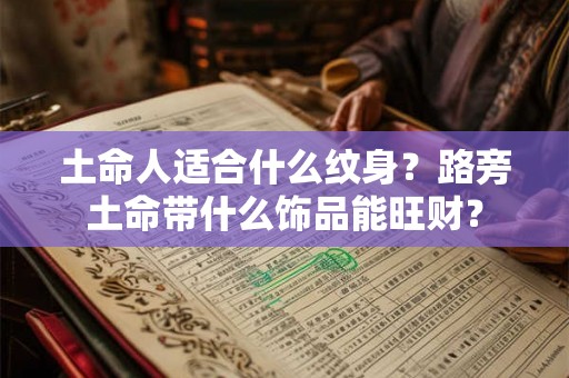 土命人适合什么纹身？路旁土命带什么饰品能旺财？