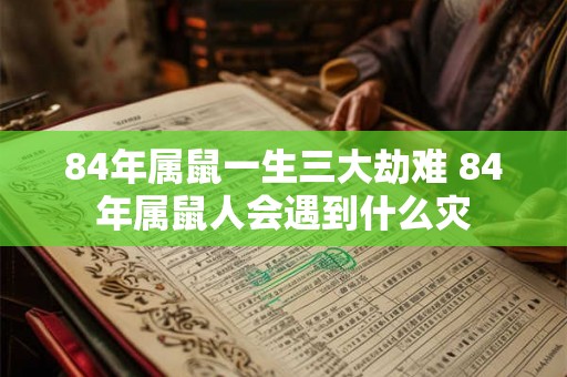 84年属鼠一生三大劫难 84年属鼠人会遇到什么灾