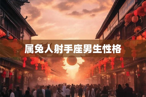 属兔人射手座男生性格