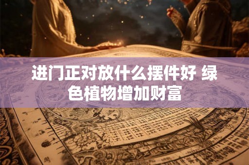 进门正对放什么摆件好 绿色植物增加财富