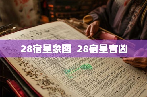 28宿星象图  28宿星吉凶
