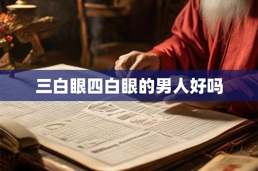 三白眼四白眼的男人好吗
