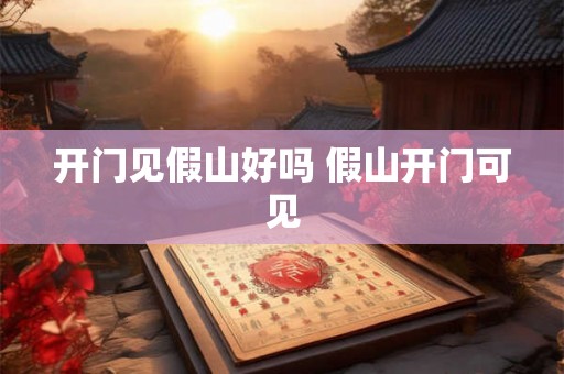开门见假山好吗 假山开门可见 开门见假山好吗 假山开门可见