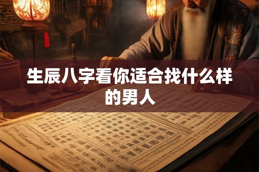 生辰八字看你适合找什么样的男人