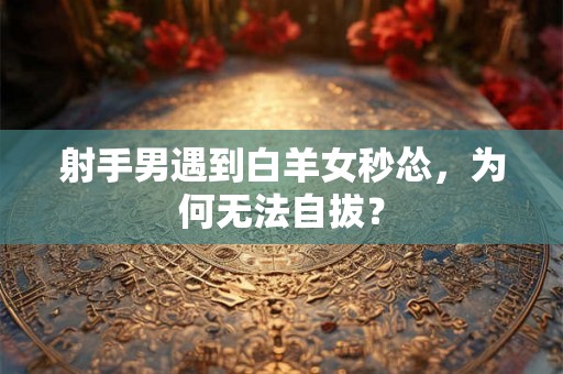 射手男遇到白羊女秒怂，为何无法自拔？