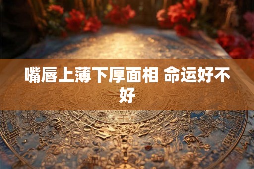 嘴唇上薄下厚面相 命运好不好