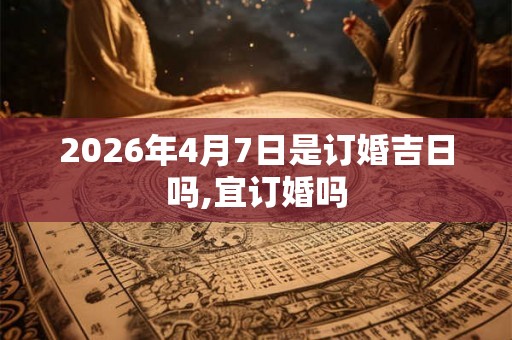 2026年4月7日是订婚吉日吗,宜订婚吗