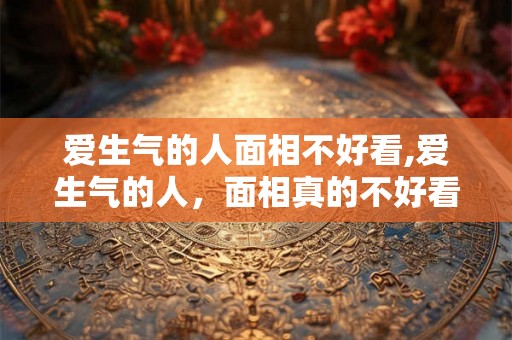 爱生气的人面相不好看,爱生气的人，面相真的不好看！