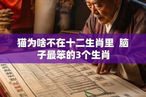 猫为啥不在十二生肖里  脑子最笨的3个生肖