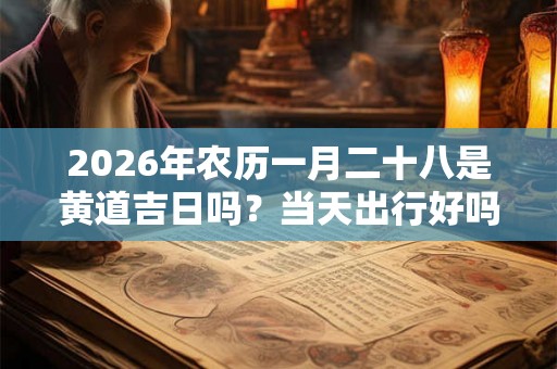 2026年农历一月二十八是黄道吉日吗?当天出行好吗? 2026年农历一月二十八是黄道吉日吗?当天出行好吗?