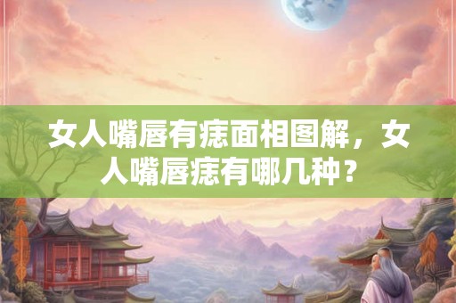 女人嘴唇有痣面相图解，女人嘴唇痣有哪几种？