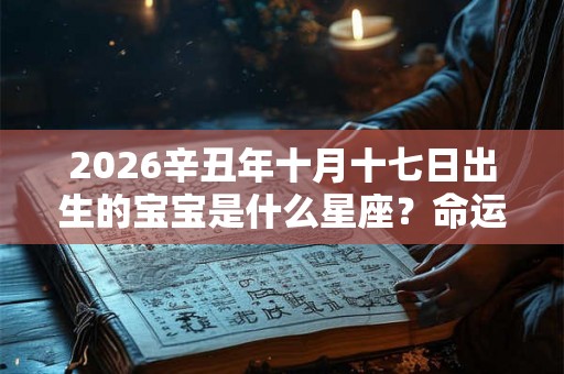 2026辛丑年十月十七日出生的宝宝是什么星座?命运如何? 2026辛丑年十月十七日出生的宝宝是什么星座?命运如何?