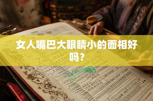 女人嘴巴大眼睛小的面相好吗？