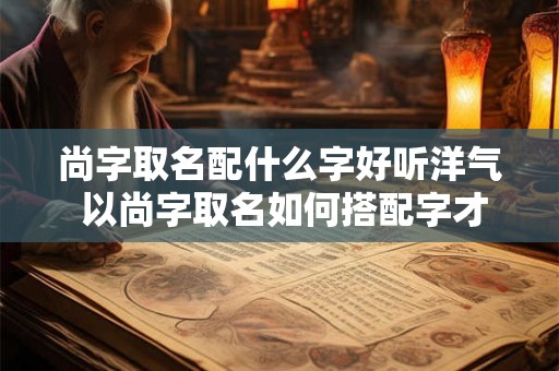 尚字取名配什么字好听洋气 以尚字取名如何搭配字才好听洋气