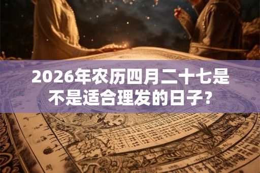 2026年农历四月二十七是不是适合理发的日子？