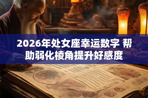 2026年处女座幸运数字 帮助弱化棱角提升好感度
