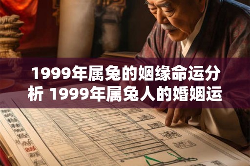 1999年属兔的姻缘命运分析 1999年属兔人的婚姻运势如何