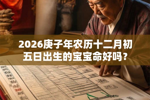 2026庚子年农历十二月初五日出生的宝宝命好吗? 2026庚子年农历十二月初五日出生的宝宝命好吗?