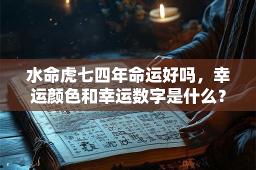 水命虎七四年命运好吗,幸运颜色和幸运数字是什么? 水命虎七四年命运好吗,幸运颜色和幸运数字是什么?