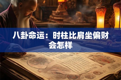 八卦命运：时柱比肩坐偏财会怎样