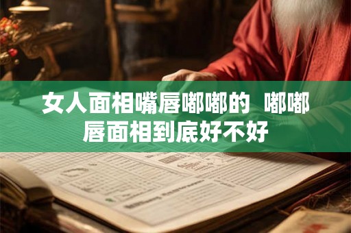 女人面相嘴唇嘟嘟的  嘟嘟唇面相到底好不好