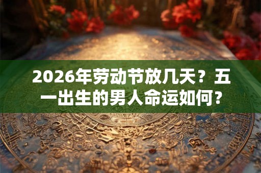 2026年劳动节放几天？五一出生的男人命运如何？